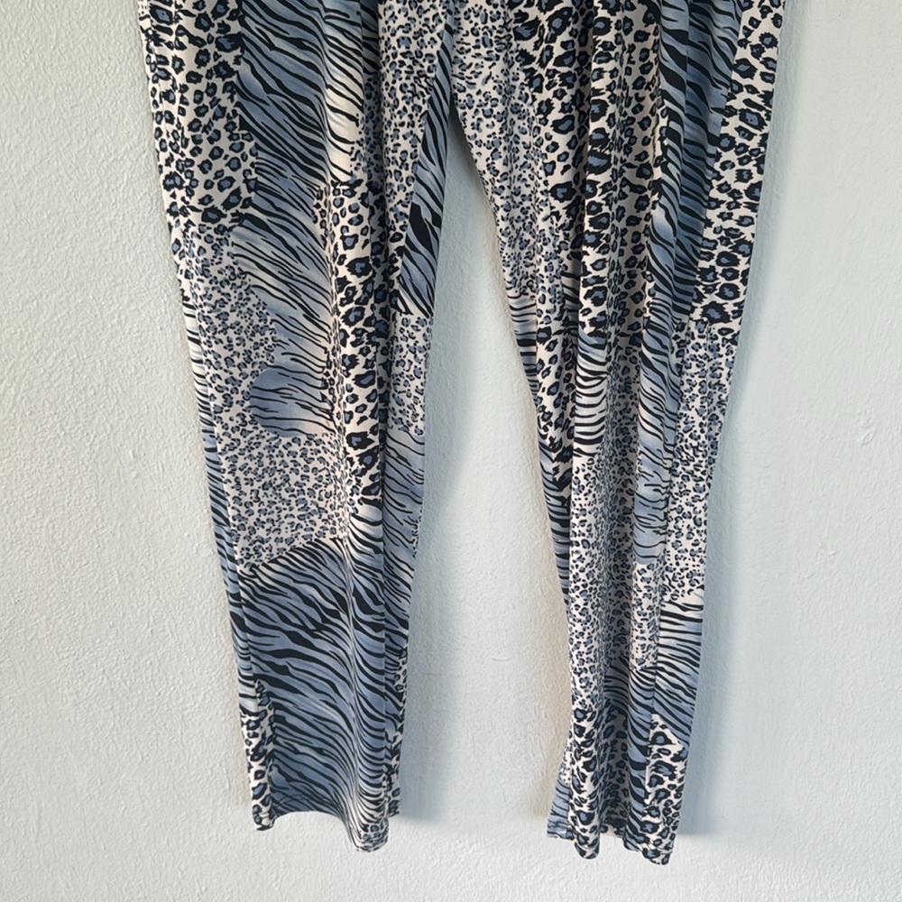 Patchington Blue Leopard Print Drawstring Waist C… - image 4